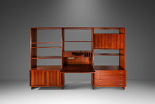 Load image into Gallery viewer, Rare Model RY-100 Three Bay Wall Unit / Room Divider in Teak by Hans J. Wegner for Ry Møbler, Denmark, c. 1965-ABT Modern