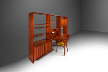 Load image into Gallery viewer, Rare Model RY-100 Three Bay Wall Unit / Room Divider in Teak by Hans J. Wegner for Ry Møbler, Denmark, c. 1965-ABT Modern