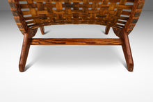 Load image into Gallery viewer, Rare Oversized Scoop Lounge Chair in Solid Douglasg Fir and Leather After José Zanine Caldas "Linha Z" for Mòveis Artísticos Z, 1950s-ABT Modern