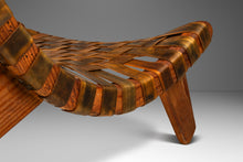 Load image into Gallery viewer, Rare Oversized Scoop Lounge Chair in Solid Douglasg Fir and Leather After José Zanine Caldas "Linha Z" for Mòveis Artísticos Z, 1950s-ABT Modern