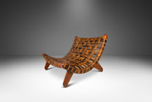 Load image into Gallery viewer, Rare Oversized Scoop Lounge Chair in Solid Douglasg Fir and Leather After José Zanine Caldas "Linha Z" for Mòveis Artísticos Z, 1950s-ABT Modern