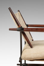Load image into Gallery viewer, Rare Pair (2) of Restored Stokke "Stick" Chairs in Suede & Rosewood by Jens H. Quistgaard for Nissen Langaa, Denmark, c. 1960s-ABT Modern