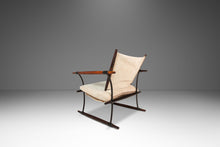 Load image into Gallery viewer, Rare Pair (2) of Restored Stokke "Stick" Chairs in Suede & Rosewood by Jens H. Quistgaard for Nissen Langaa, Denmark, c. 1960s-ABT Modern