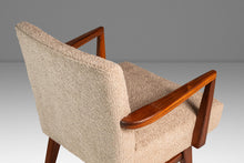 Load image into Gallery viewer, Rare Restored Mid-Century Modern Model C-108 Armchair in Walnut & Beige Bouclé by Jens Risom for Jens Risom Design, USA, c. 1950s-ABT Modern