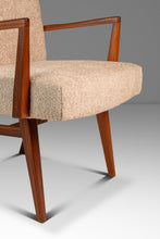 Load image into Gallery viewer, Rare Restored Mid-Century Modern Model C-108 Armchair in Walnut & Beige Bouclé by Jens Risom for Jens Risom Design, USA, c. 1950s-ABT Modern