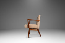 Load image into Gallery viewer, Rare Restored Mid-Century Modern Model C-108 Armchair in Walnut & Beige Bouclé by Jens Risom for Jens Risom Design, USA, c. 1950s-ABT Modern