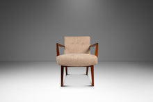 Load image into Gallery viewer, Rare Restored Mid-Century Modern Model C-108 Armchair in Walnut & Beige Bouclé by Jens Risom for Jens Risom Design, USA, c. 1950s-ABT Modern