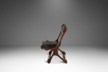 Load image into Gallery viewer, Rare Restored Mid-Century Modern "Sloucher" Sling Chair in Rosewood & Leather by Don S. Shoemaker for Señal Furniture, c. 1960s-ABT Modern