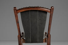 Load image into Gallery viewer, Rare Restored Mid-Century Modern "Sloucher" Sling Chair in Rosewood & Leather by Don S. Shoemaker for Señal Furniture, c. 1960s-ABT Modern