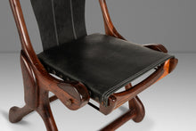 Load image into Gallery viewer, Rare Restored Mid-Century Modern "Sloucher" Sling Chair in Rosewood & Leather by Don S. Shoemaker for Señal Furniture, c. 1960s-ABT Modern