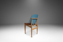 Load image into Gallery viewer, Rare Set of Eight (8) Mid-Century Modern Multi-Colored Dining Chairs by Elliots of Newbury After Arne Vodder, England, c. 1960's-ABT Modern