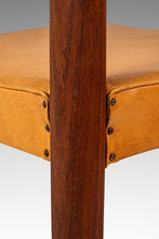 Load image into Gallery viewer, Rare Set of Four (4) Scandinavian Modern Dining Chairs in Teak & Leather Attributed to Yngve Ekström for Gemla Diö, Sweden, c. 1950s-ABT Modern