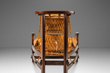 Load image into Gallery viewer, Rare Set of Two ( 2 ) 'Jangada' Lounge Chairs w/ Matching Ottoman in Jacaranda & Leather by Jean Gillon for Wood Art, Brazil, c. 1960s-ABT Modern