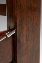 Load image into Gallery viewer, Rare Set of Two ( 2 ) 'Jangada' Lounge Chairs w/ Matching Ottoman in Jacaranda & Leather by Jean Gillon for Wood Art, Brazil, c. 1960s-ABT Modern