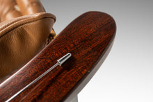 Load image into Gallery viewer, Rare Set of Two ( 2 ) 'Jangada' Lounge Chairs w/ Matching Ottoman in Jacaranda & Leather by Jean Gillon for Wood Art, Brazil, c. 1960s-ABT Modern