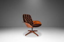 Load image into Gallery viewer, Rare Set of Two (2) Mid-Century Modern "Mrs." Lounge Chairs in Walnut & Velvet by George Mulhauser for Plycraft, USA, c. 1960s-ABT Modern