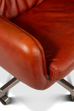 Load image into Gallery viewer, Rare Set of Two (2) Swivel Lounge Chairs in Leather by Frank Doerner for Doerner Faultless Limited Release for John Stuart, USA, c. 1970s-ABT Modern