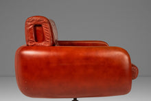Load image into Gallery viewer, Rare Set of Two (2) Swivel Lounge Chairs in Leather by Frank Doerner for Doerner Faultless Limited Release for John Stuart, USA, c. 1970s-ABT Modern