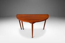 Load image into Gallery viewer, Rare Teak Folding Covertable Table by Poul Volther for Frem Røjle Converts from Console Table to Dinette Table, Denmark, c. 1960s-ABT Modern
