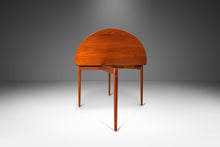 Load image into Gallery viewer, Rare Teak Folding Covertable Table by Poul Volther for Frem Røjle Converts from Console Table to Dinette Table, Denmark, c. 1960s-ABT Modern