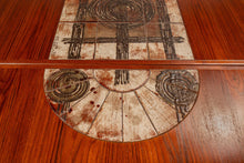 Load image into Gallery viewer, Restored Danish Modern Expansion Dropleaf Dining Table in Teak w/ Tile Inlay by Ox Art for Ansager Møbler, Denmark, c. 1977-ABT Modern
