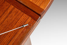 Load image into Gallery viewer, Restored Danish Modern Expansion Dropleaf Dining Table in Teak w/ Tile Inlay by Ox Art for Ansager Møbler, Denmark, c. 1977-ABT Modern