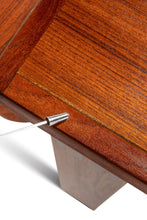Load image into Gallery viewer, Restored Danish Modern Expansion Dropleaf Dining Table in Teak w/ Tile Inlay by Ox Art for Ansager Møbler, Denmark, c. 1977-ABT Modern