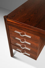 Load image into Gallery viewer, Restored Expansive Mid-Century Modern Executive Desk in Jacaranda Wood by Jean Gillon for Italma Wood Art, Brazil, c. 1960s-ABT Modern