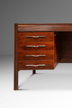 Load image into Gallery viewer, Restored Expansive Mid-Century Modern Executive Desk in Jacaranda Wood by Jean Gillon for Italma Wood Art, Brazil, c. 1960s-ABT Modern