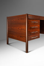 Load image into Gallery viewer, Restored Expansive Mid-Century Modern Executive Desk in Jacaranda Wood by Jean Gillon for Italma Wood Art, Brazil, c. 1960s-ABT Modern