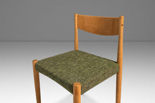 Load image into Gallery viewer, Restored Mid-Century Danish Modern Side / Dining Chair in Oak & Green Tweed by Poul Volther for Frem Røjle, Denmark, c. 1970s-ABT Modern