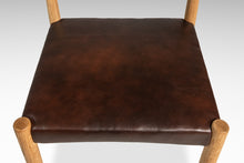 Load image into Gallery viewer, Restored Mid-Century Danish Modern Side / Dining Chair in Oak & Leather by Poul Volther for Frem Røjle, Denmark, c. 1970s-ABT Modern
