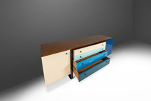 Load image into Gallery viewer, Restored Mid-Century Modern Sled-Based Credenza a Fusion of Inspiration After George Nelson and Finn Juhl, USA, c. 1960s-ABT Modern