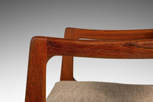Load image into Gallery viewer, Restored Mid-Century Scandinavian Modern Arm Chair in Solid Teak & New Fabric in the Manner of D-SCAN, c. 1970's-ABT Modern