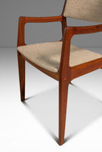 Load image into Gallery viewer, Restored Mid-Century Scandinavian Modern Arm Chair in Solid Teak & New Fabric in the Manner of D-SCAN, c. 1970's-ABT Modern