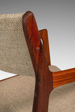 Load image into Gallery viewer, Restored Mid-Century Scandinavian Modern Arm Chair in Solid Teak & New Fabric in the Manner of D-SCAN, c. 1970's-ABT Modern
