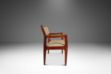 Load image into Gallery viewer, Restored Mid-Century Scandinavian Modern Arm Chair in Solid Teak & New Fabric in the Manner of D-SCAN, c. 1970's-ABT Modern