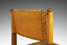 Load image into Gallery viewer, Safari Tanned Saddle Leather & Oak Lounge/Side Chair Designed by Biermann Werner for Arte Sano, Colombia, c. 1960's-ABT Modern