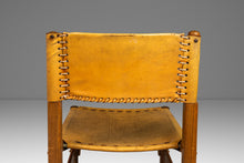Load image into Gallery viewer, Safari Tanned Saddle Leather & Oak Lounge/Side Chair Designed by Biermann Werner for Arte Sano, Colombia, c. 1960's-ABT Modern