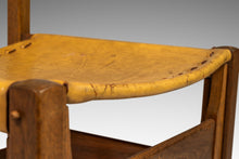 Load image into Gallery viewer, Safari Tanned Saddle Leather & Oak Lounge/Side Chair Designed by Biermann Werner for Arte Sano, Colombia, c. 1960's-ABT Modern