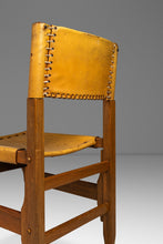 Load image into Gallery viewer, Safari Tanned Saddle Leather & Oak Lounge/Side Chair Designed by Biermann Werner for Arte Sano, Colombia, c. 1960's-ABT Modern