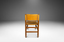 Load image into Gallery viewer, Safari Tanned Saddle Leather & Oak Lounge/Side Chair Designed by Biermann Werner for Arte Sano, Colombia, c. 1960's-ABT Modern