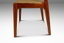 Load image into Gallery viewer, Scandinavian Mid-Century Modern Side / Desk Chair in Solid Teak & Original Fabric by D-SCAN, c. 1970s-ABT Modern