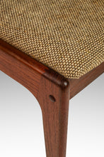 Load image into Gallery viewer, Scandinavian Mid-Century Modern Side / Desk Chair in Solid Teak & Original Fabric by D-SCAN, c. 1970s-ABT Modern