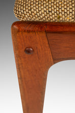 Load image into Gallery viewer, Scandinavian Mid-Century Modern Side / Desk Chair in Solid Teak & Original Fabric by D-SCAN, c. 1970s-ABT Modern