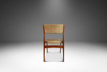 Load image into Gallery viewer, Scandinavian Mid-Century Modern Side / Desk Chair in Solid Teak & Original Fabric by D-SCAN, c. 1970s-ABT Modern