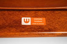 Load image into Gallery viewer, Scandinavian Modern Bentwood Lounge Chair in Original Cognac Leather & Beech Attributed to Ingmar Relling for Westnofa, Norway, c. 1970s-ABT Modern