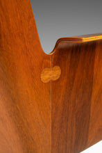 Load image into Gallery viewer, Scandinavian Modern Bentwood Office Chair Constructed from Birch with Patinaed Cognac Leather, Ake Axelsson, Sweden, 2000s-ABT Modern