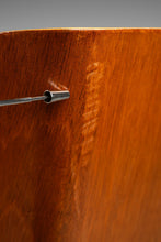 Load image into Gallery viewer, Scandinavian Modern Bentwood Office Chair Constructed from Birch with Patinaed Cognac Leather, Ake Axelsson, Sweden, 2000s-ABT Modern