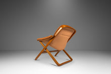 Load image into Gallery viewer, Scandinavian Modern Leather and Beech Wood Armchair / Lounge Chair by Göte Möbler, Sweden, c. 1970's-ABT Modern